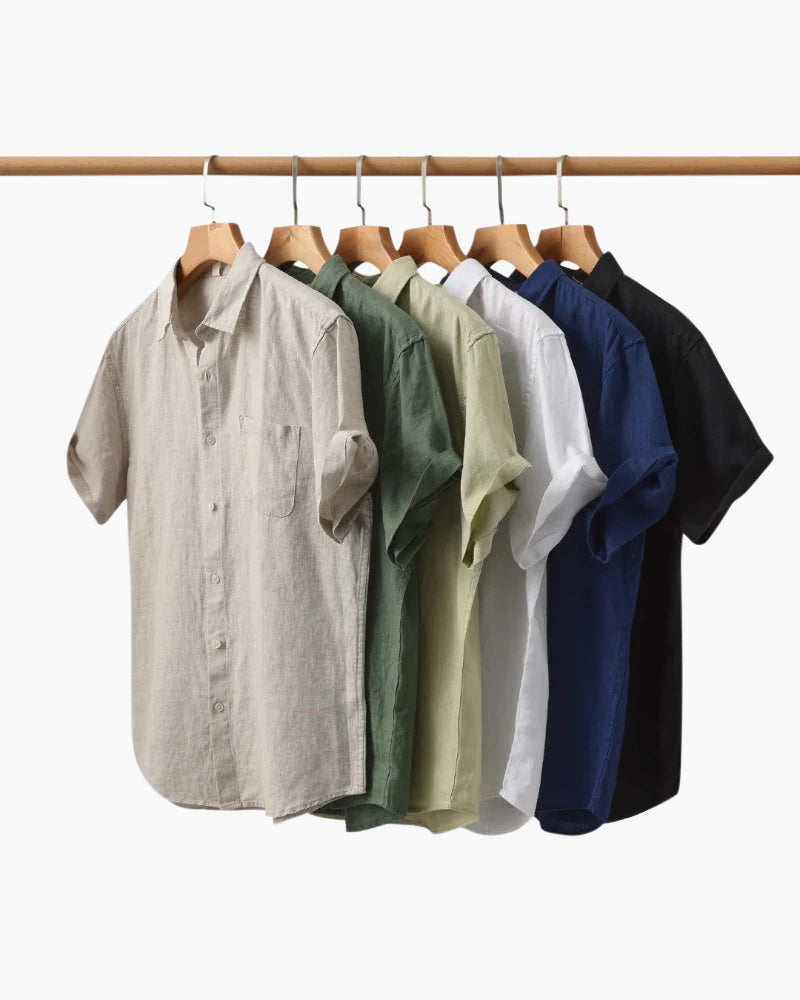 Cape Town - Camicia in Lino (Manica Corta)