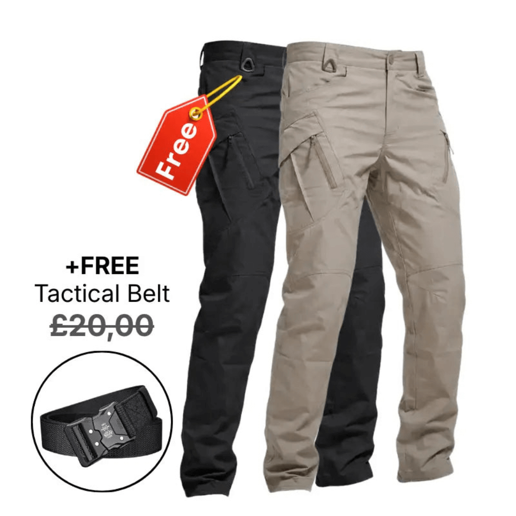 Pantaloni Cargo Tattici Essenziali + Cintura Tattica Omaggio