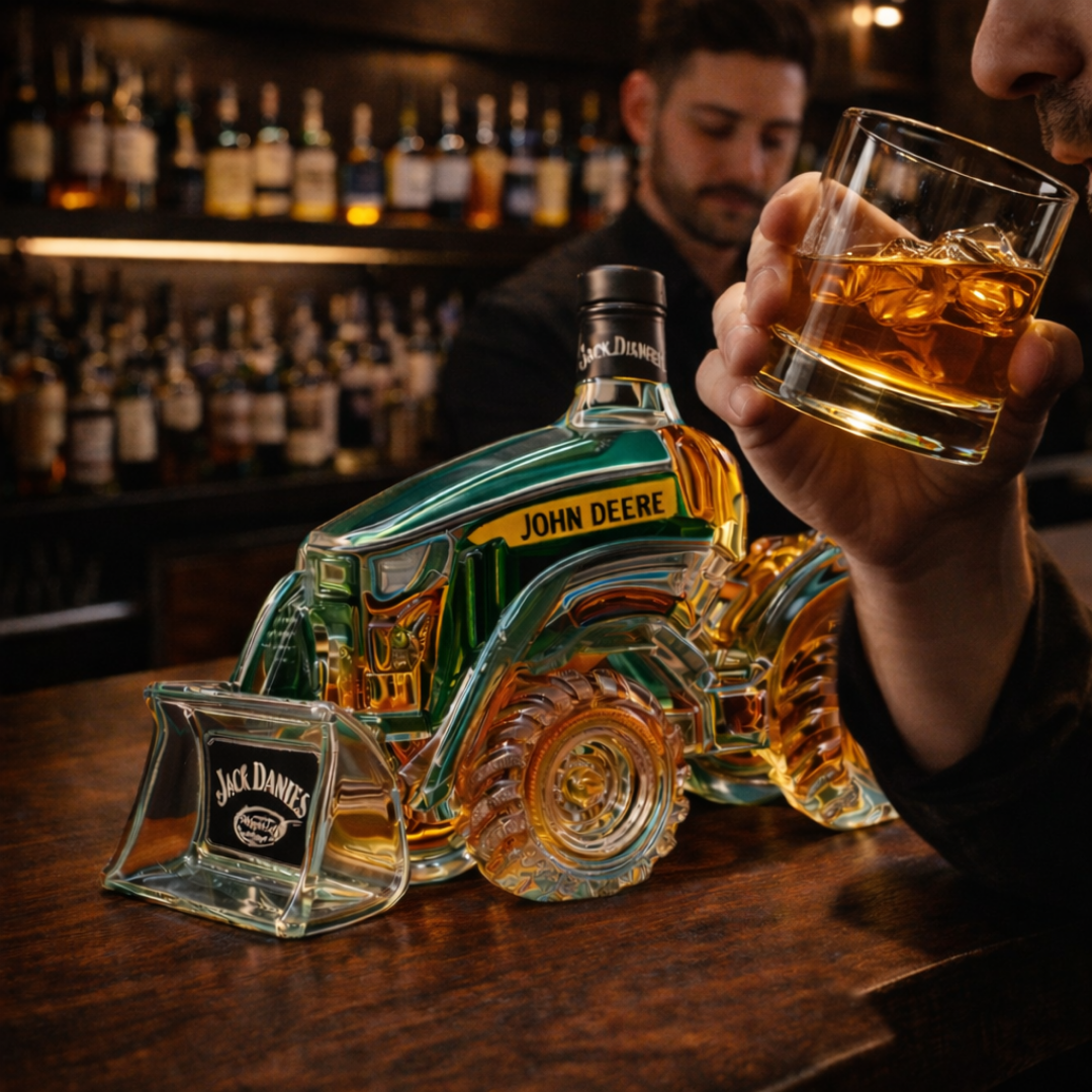 Jack Daniel's Whisky Flask - Tractor Edition