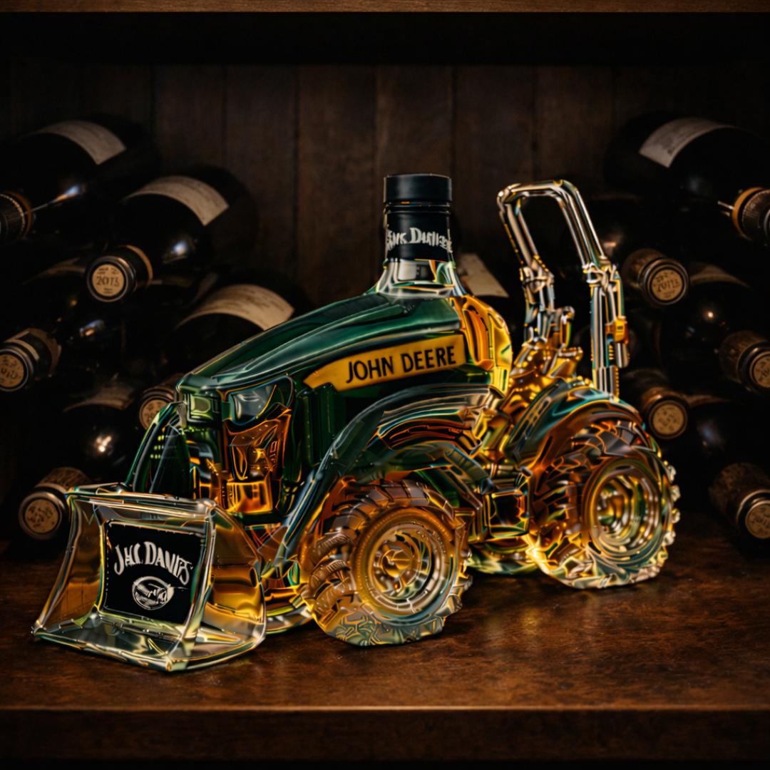 Jack Daniel's Whisky Flask - Tractor Edition